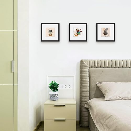 Miniatura 320 de Picrit - Juego de 12 portarretratos de 5 x 7 pulgadas para colgar en la pared o exhibir sobre una mesa, para fotos de 4 x 6 con paspartú o 5 x 7