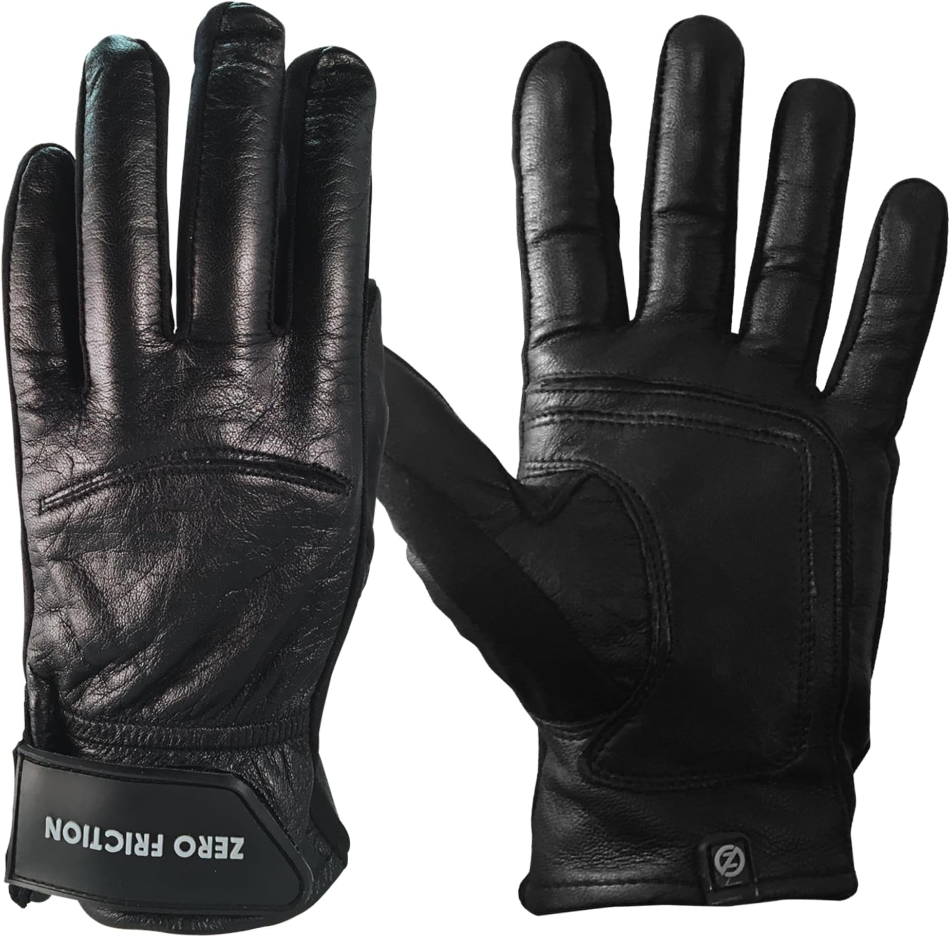 All Leather High Dexterity Universal-Fit Work Glove Pair, Black