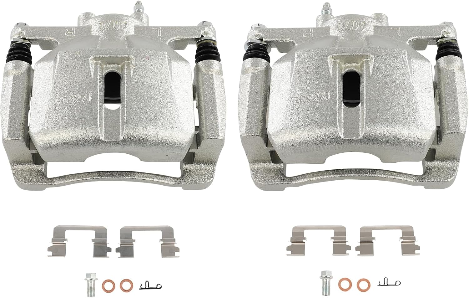 SCITOO 19B7120 19B7121 Front Brake Calipers With Bracket Compatible For Mazda For CX-5 2013-2025