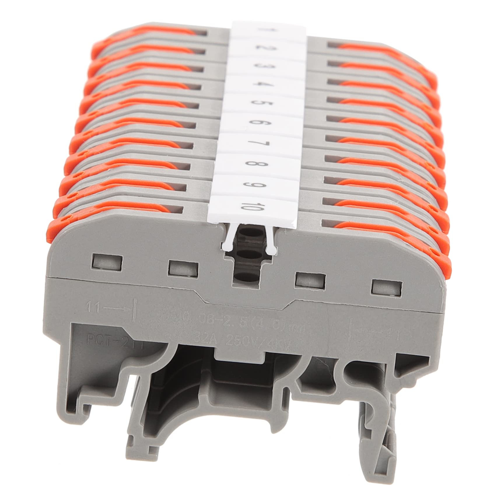 Gatuida 30sets Connettori Rapidi Per Cavi Elettrici Morsettiere Din Per Flessibili e Rigidi Facile Installazione e Utilizzo Armadi Di Distribuzione e Macchinari