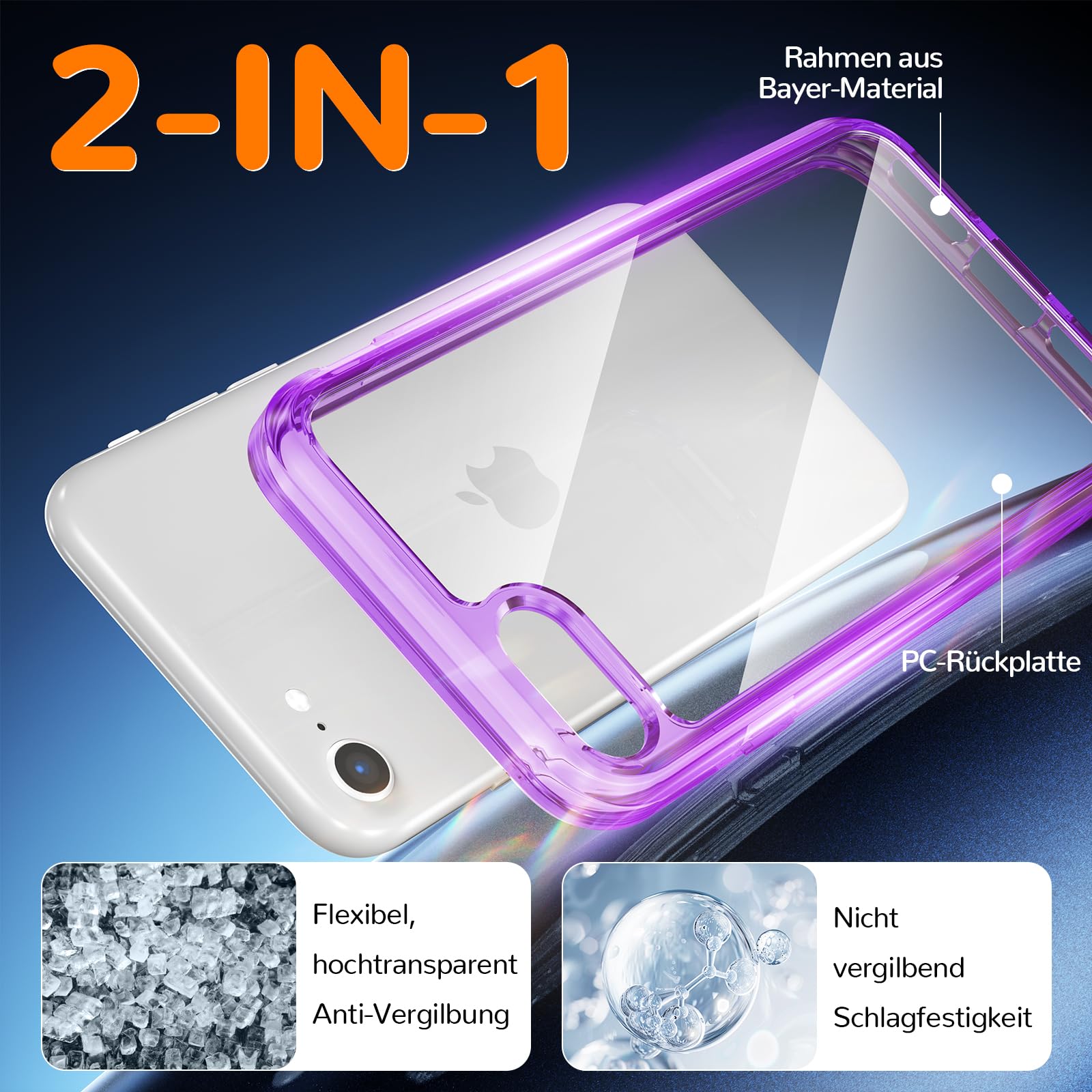 Clear Case for iPhone 15, Ultra Thin, Shockproof TPU Cover, Anti-Yellowing, Crystal Clear, Phone Case for Apple iPhone 15 - Clear — view 53