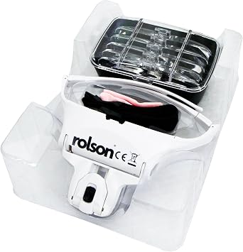 Rolson 60389 Magnifying Glasses with 2 LED, One Size