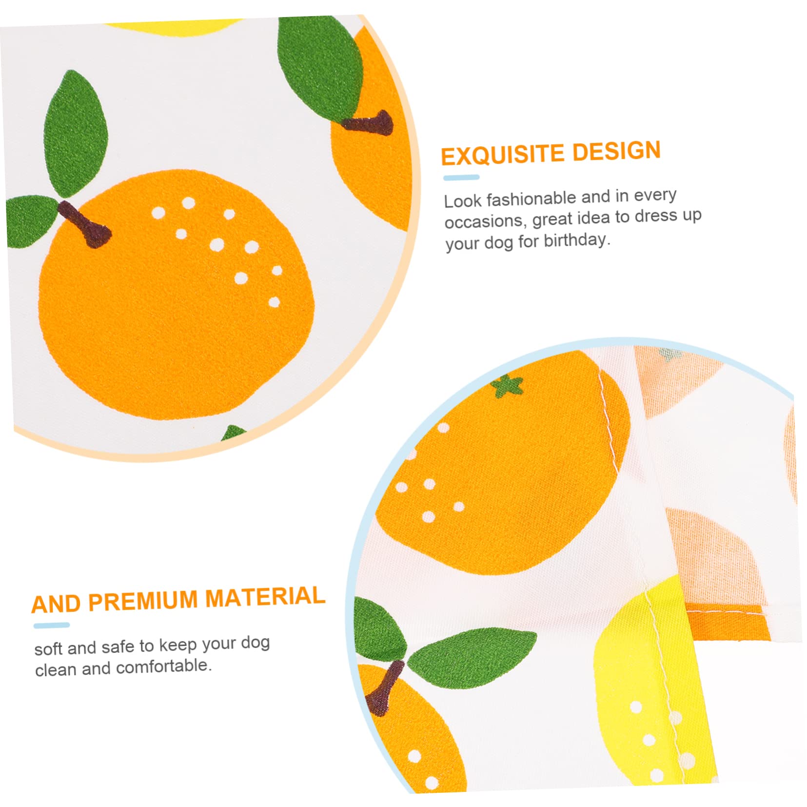 Beavorty 15pièces Bandanas pour Chiens Et Écharpes Respirantes pour Animaux De Compagnie Motifs De Fruits Absorbent La Et Protègent Cou
