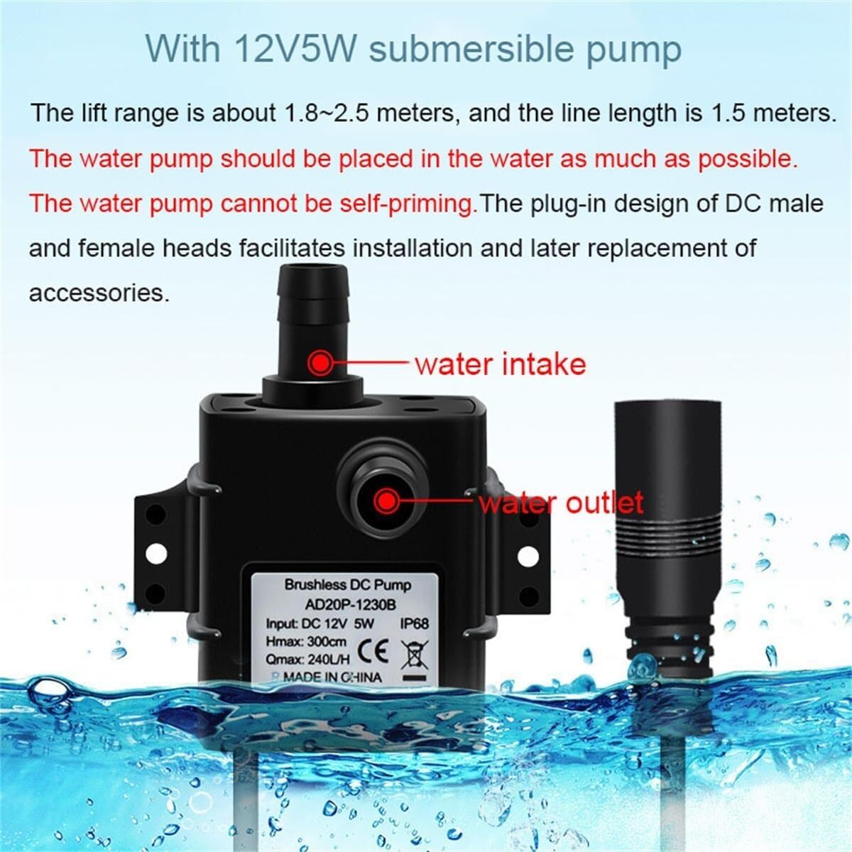 70CM Solar Bamboo Water Fountain with Pump & Solar Panel, Feng Shui Garden Water Feature – Handmade Bamboo Waterfall for Relaxing Sounds