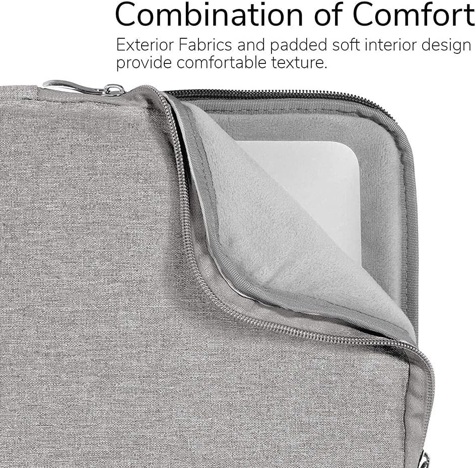 Briefcases Laptop Bags and Cases,Laptop Sleeve for Case Laptops Bag Cover 11.6 15.6 Computer Bag for Notebook Case (Grey 15.6) image 3