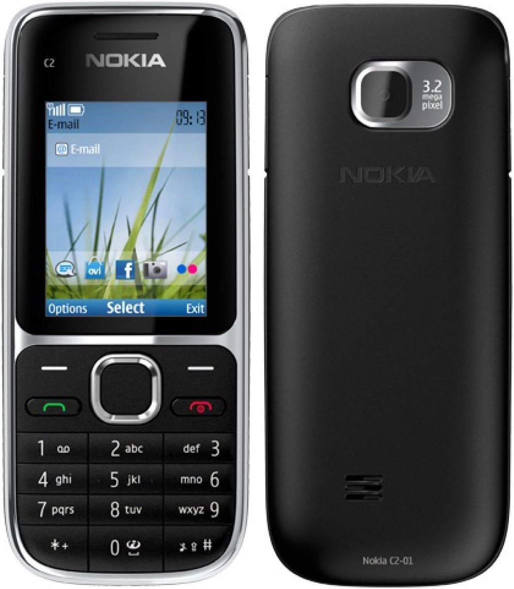 Nokia C2-01 mobiele telefoon (zonder branding, 5,1 cm (2 inch), 3,2 megapixel camera) warm zilver