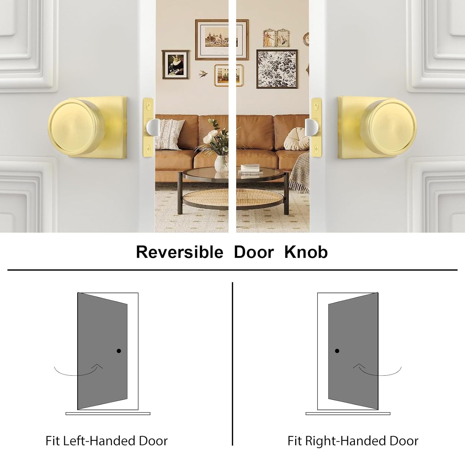 goldenwarm Gold Interior Door Knobs