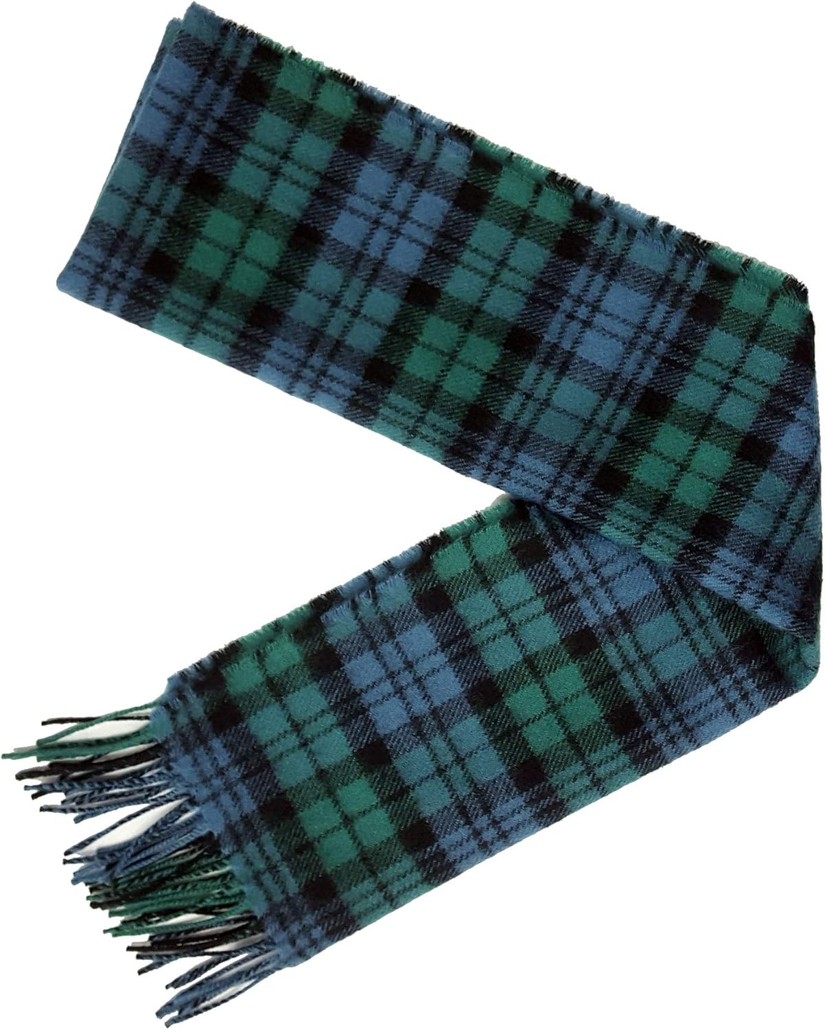Campbell Ancient Tartan Lambswool Scarf-Made in Scotland