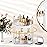 MOKANI 360 Rotating Makeup Organizer for Vanity, 2 Tier Adjustable Perfume Organizer for Dresser, Multi-Function Spinning Cosmetics Skincare Storage for Bedroom, Dresser, Countertop, Clear