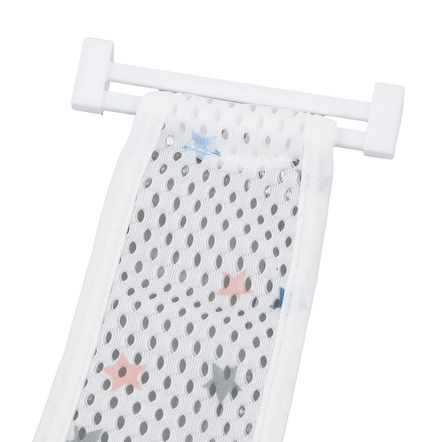 Bath Seat Support, Five Corner Net Baby Bath Tub Seat Cushion Skid Proof Universal Breathable Mesh Soft Headrest Baby Net for Infant (Star)