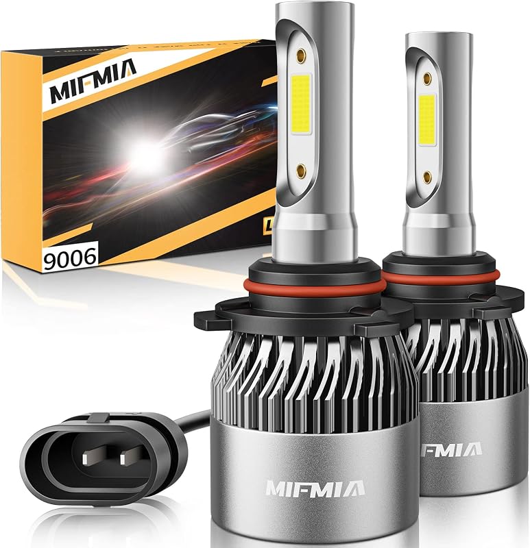 Lâmpadas LED 9006/HB4 MIFMIA 6500K com ventilador de resfriamento – Par com 2 unidades