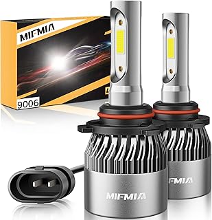 9006 LED Headlight Bulbs Low Beam, 15000 Lumens 500% Brighter, LED Headlights HB4 6500K Cool White Conversion Kit Halogen Replacement