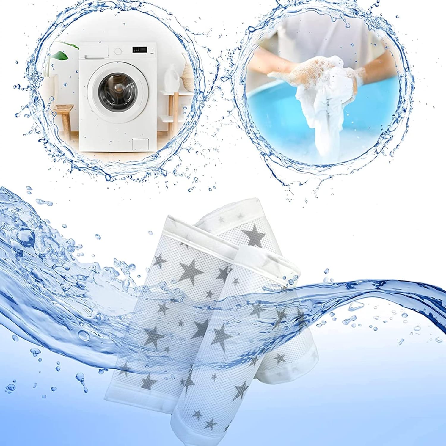 HB Baby Mesh Cot Bed Bumper,Adjustable AntiBumper for Bedroom Crib