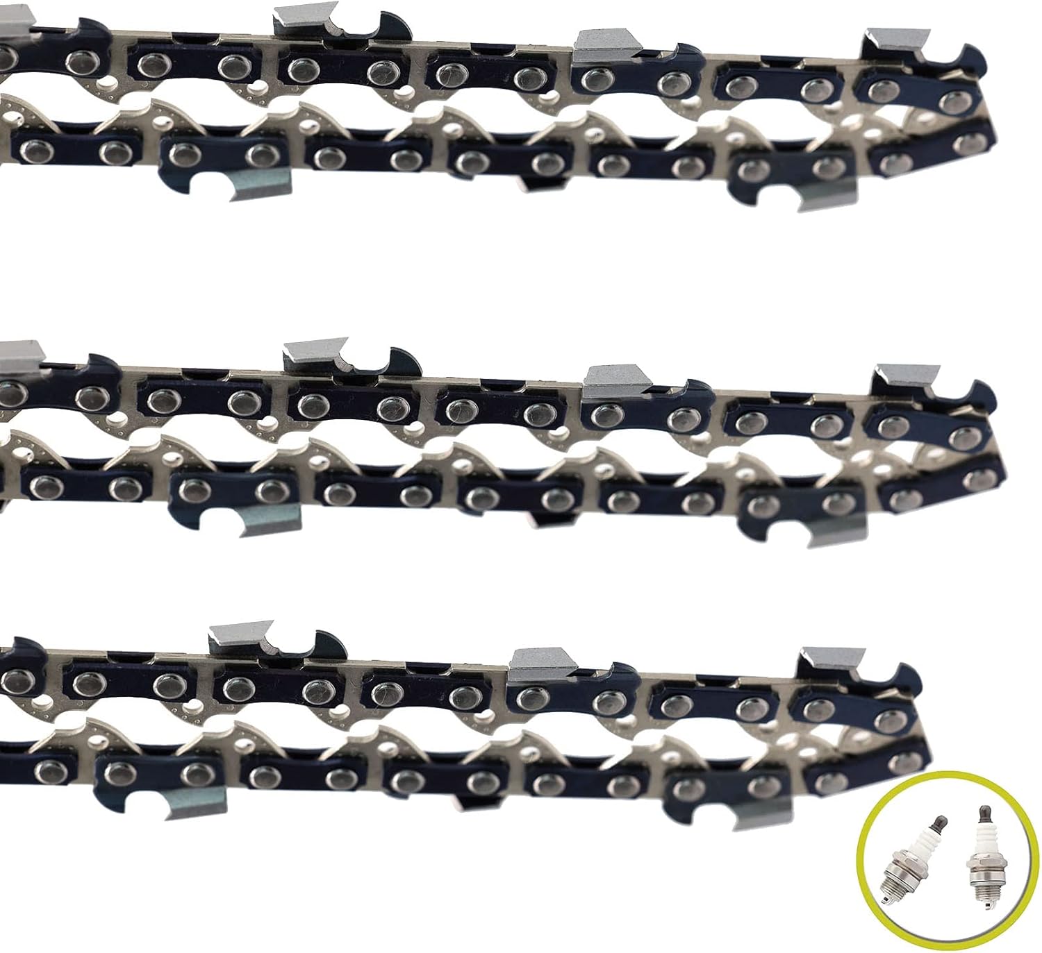 3 Pack Chainsaw Chain for 16Inch Bar SGS56, 3/8" LP Pitch .050" Gauge 56 Drive