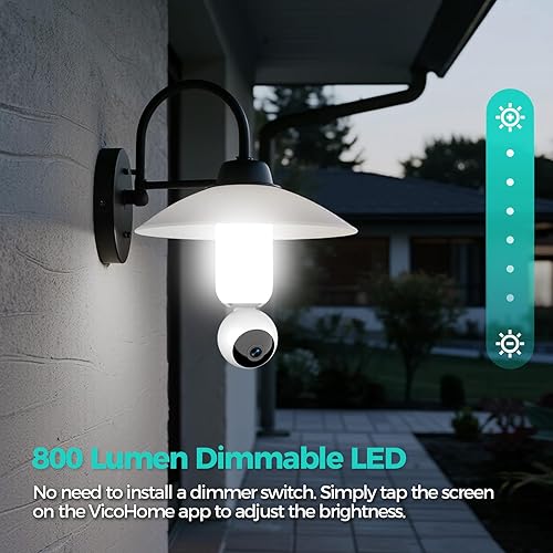 Miniatura 5 de Cámaras de seguridad de bombilla para exteriores e interiores  2K 360 View Light Bulb Cámara inalámbrica para seguridad en el hogar con visión