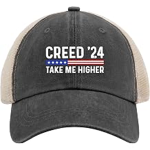 Creed '24 Take Me Higher Trucker Hat Men Vintage Mesh Hats for Summer