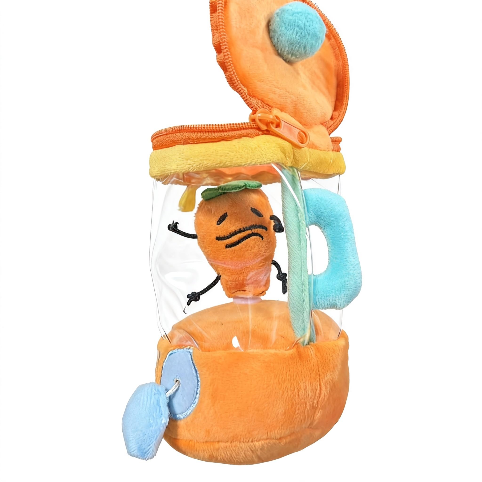 Mounteps Cartoon Fruit Juicer Plush Toy | Soft Stuffed Toy with Cute Juicer Shape, Unique Gift for Friends, Home Decor & Bedtime Companion (carrot)