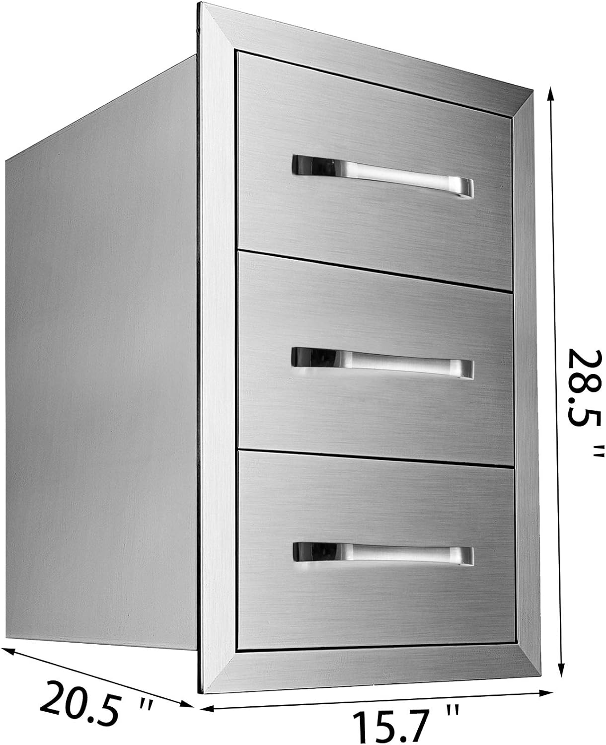Grеаtеѕt Prоduсt Mophorn Outdoor Kitchen Drawers 16 W x 28.5 H x 20.5 D, Flush Mount Triple Access BBQ Drawers with Stainless Steel Handle, BBQ Island Drawers for Outdoor Kitchens or BBQ Island Patio Grill Station 70% оƒƒ Evеrуthіng Mophorn Outdoor Kitchen Drawers 16 W x 28.5 H x 20.5 D, Flush Mount Triple Access BBQ Drawers with Stainless Steel Handle, BBQ Island Drawers for Outdoor Kitchens or BBQ Island Patio Grill Station