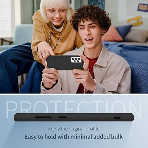 Miniatura 7 de Funda Samsung Galaxy A52 5G, silicona líquida, delgada, suave, TPU, protección de cuerpo completo, a prueba de golpes, para Galaxy A52 5G de 6.5