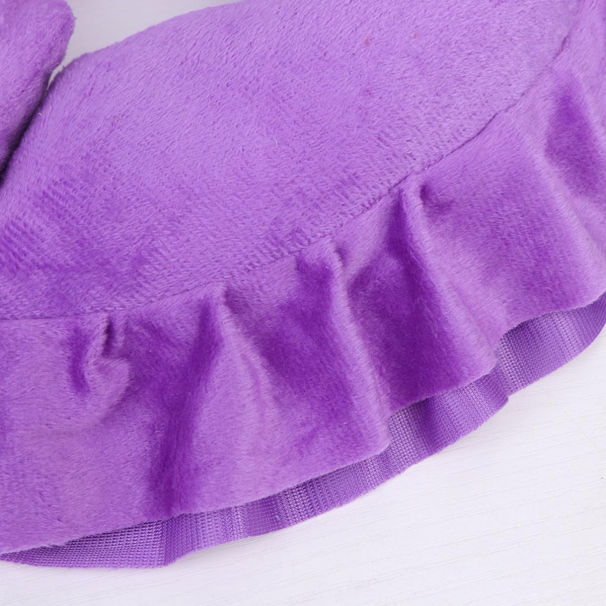 Face Pillow for Salon Spa U-shaped Bolster Pillow for Neck Head Rest Tailbone Pain Relief Comfortable Sleep Purple