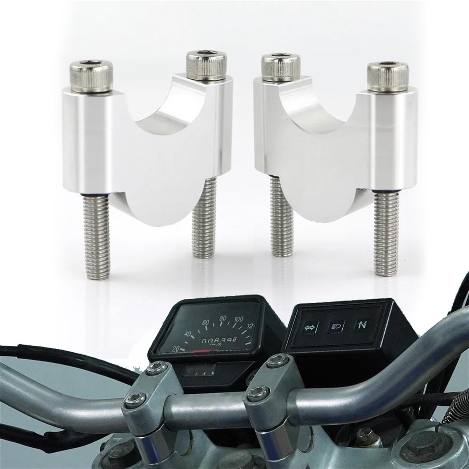 Rehausseurs de guidon 22mm pour Husqvarna TE (92-19) - Aluminium CNC