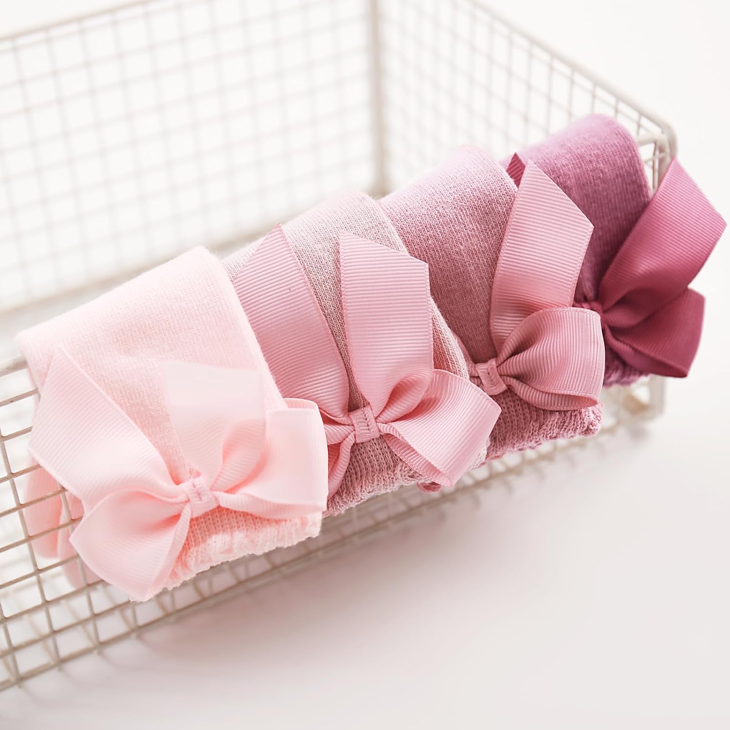 Mini Angel Baby Knee High Socks - Toddler Long Cotton Tube Stockings With Bow Ruffles for Girls - Infant Dress Socks - Image 8