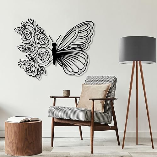 Miniatura 5 de Decoración de mariposa para pared, decoración de pared de mariposa bohemia, decoración del hogar, decoración de mariposa para colgar en la pared,