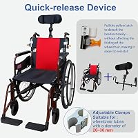 Cozyara Állítható Kerekesszék Fejtámla Ergonomikus Nyaktámasz Univerzális Kerekesszékhez 7