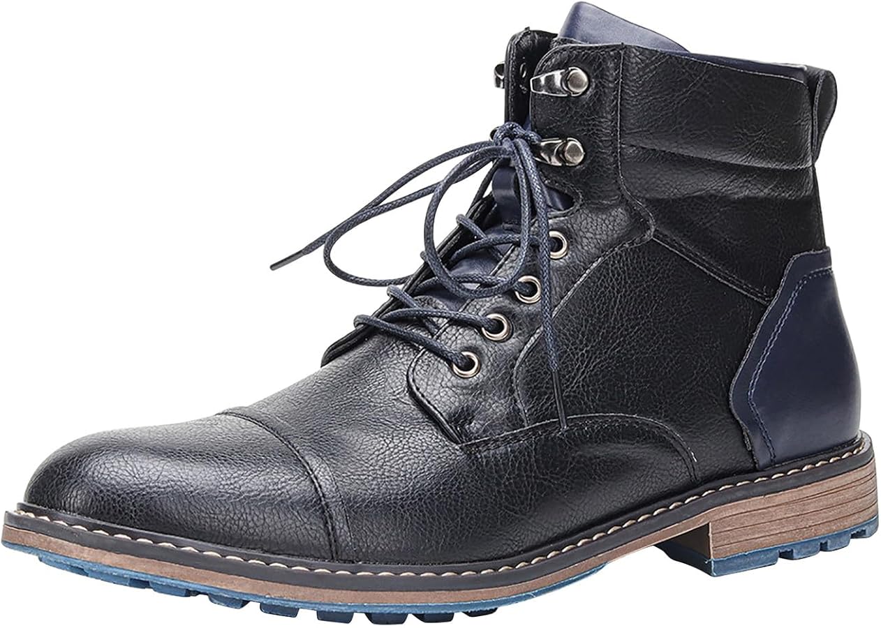 North Man 、AMOMENTO Synthetic Leather Amazon.com | Santimon Men's Oxfords Boots Dress Casual Leather