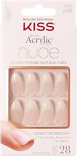 Salon Acrylic Nude 28 Nails, KAN06, 1 Count, (Pack of 1)
