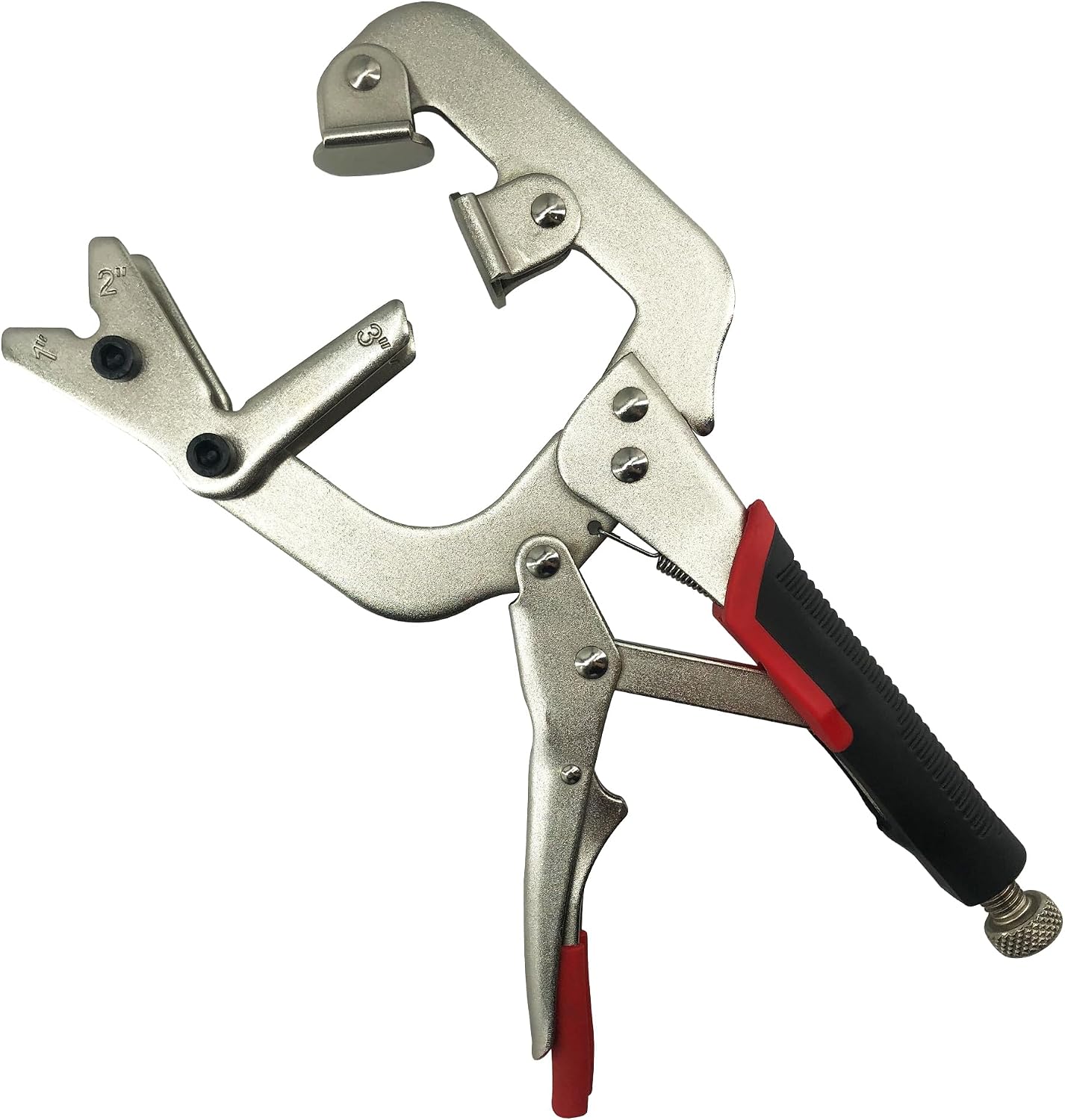 10-Inch C-Clamp Locking Pliers with Swivel Pads, Heavy Duty