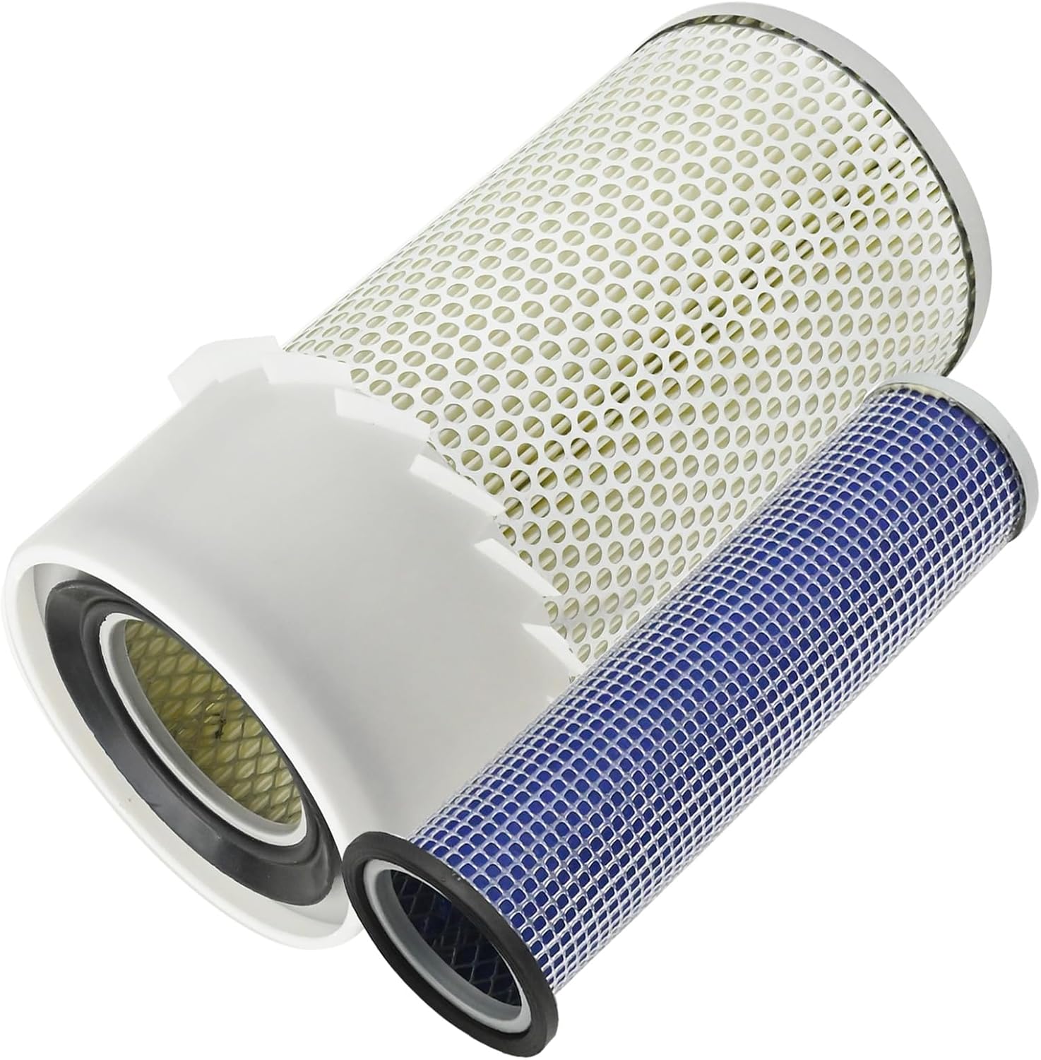 Anxingo 1043327M91 Inner and Outer Air Filter Set, Replacement for Massey Ferguson Tractor 20C 230 235 245, Replaces 3438717M1 1024947M91 1043326M91 1088215M91 3438718M1 70243163