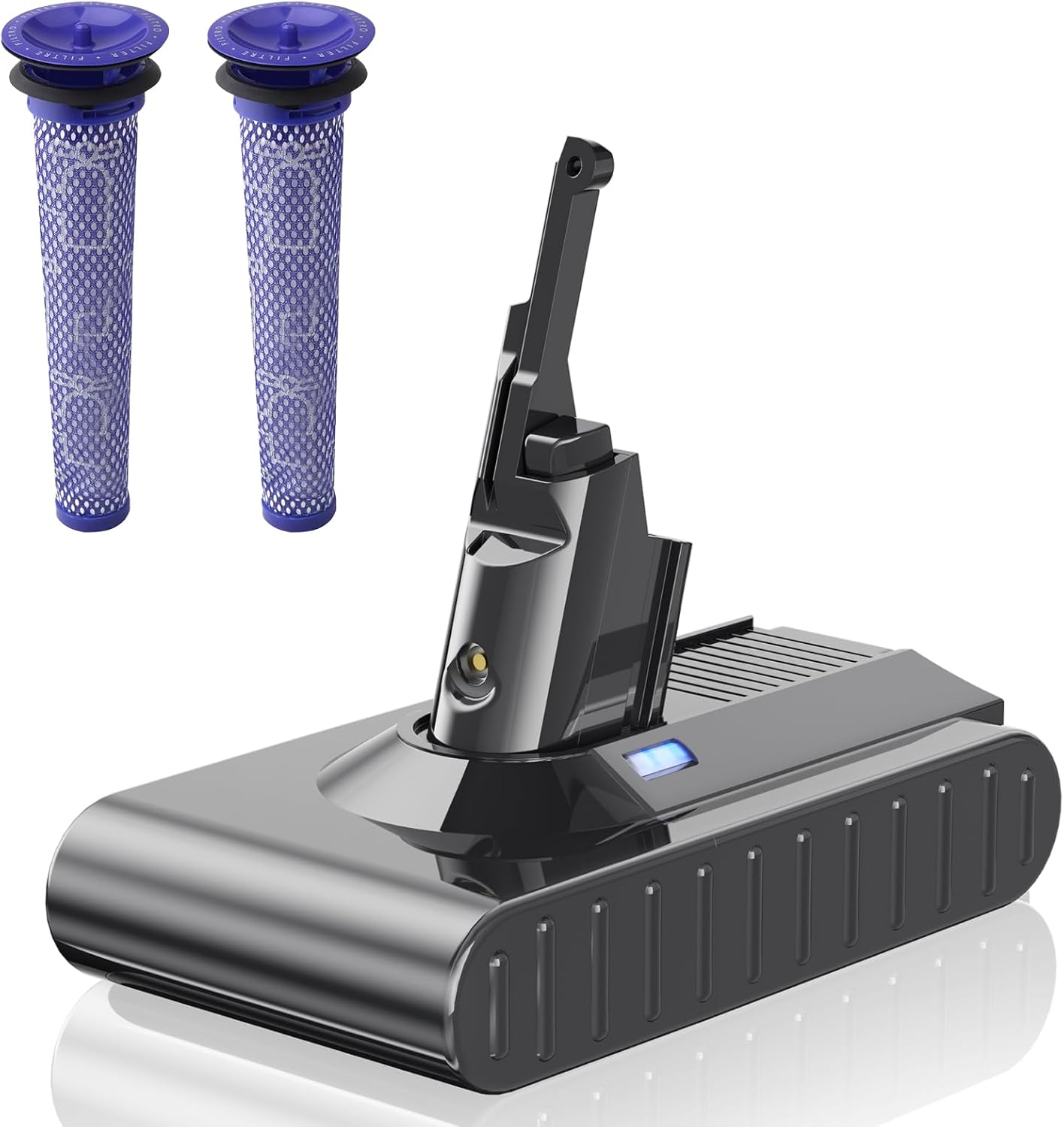 Upgraded 7.0 Ah 21.6V V8 SV10 215681 Battery Replacement for Dyson V8 Battery Compatible with V8 Absolute Motorhead Fluffy Animal 967834-05 Vacuum Cleaner