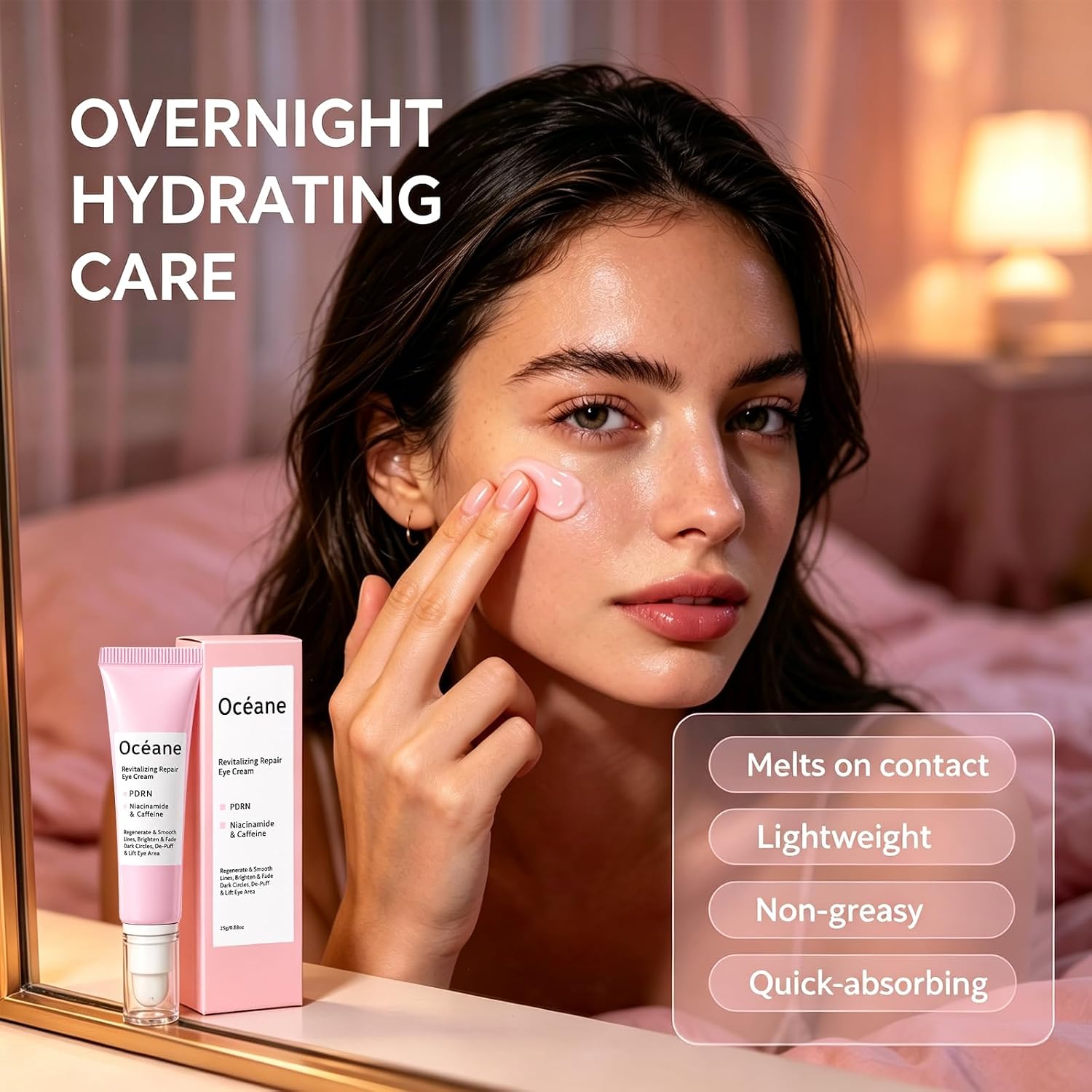 Revitalizing Repair Eye Cream with PDRN & Niacinamide | for Uneven Skin Tone, Improves Look of Puffy Eye Bags, Fine Lines, Dark Circles & Wrinkles