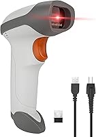 Vista 9 de NetumScan Escáner inalámbrico de código de barras QR, 3 en 1 Bluetooth automático 1D 2D lector de código de barras USB escáner de código de imagen