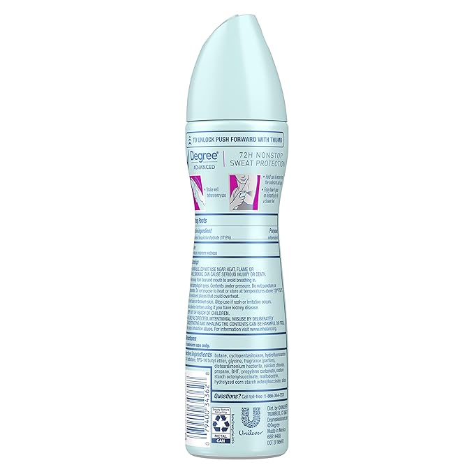 Degree Advanced Antitranspirante en Aerosol Mujer Sheer Powder Paquete 3 miniatura 2
