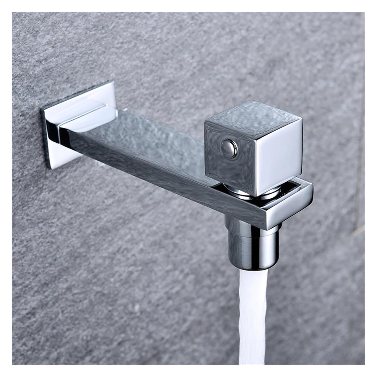 CCXXYGWJ Grifo de Cocina, Grifo de Lavadora con 2 Salidas de Agua, Grifo de Agua para Exterior de jardín con Doble caño, Cromado para Fregadero de Cocina, Bar, Granja, lavandería (Tipo E)