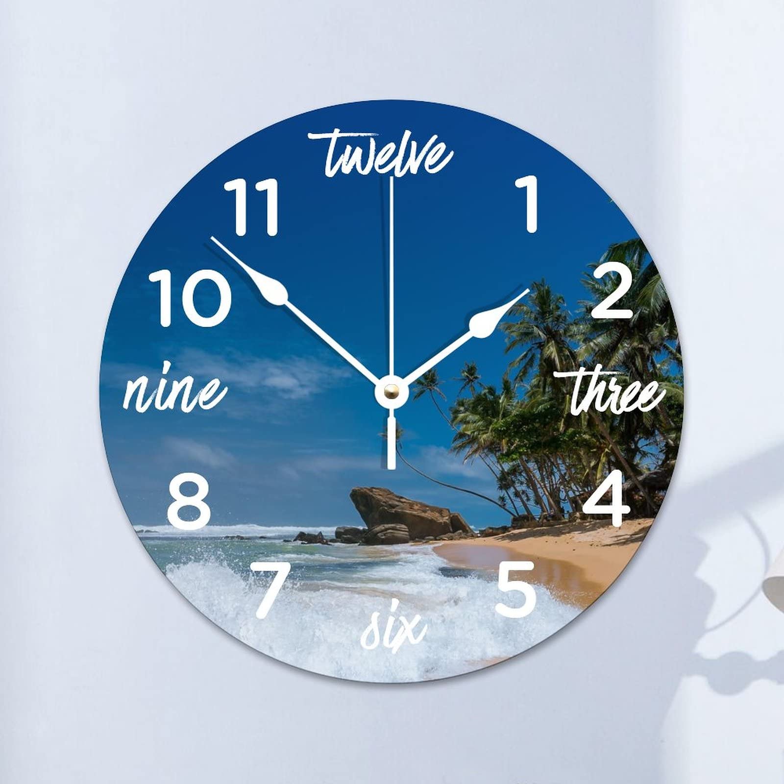 Horloge murale sans tic-tac pour bureau et cuisine : fini le bruit !