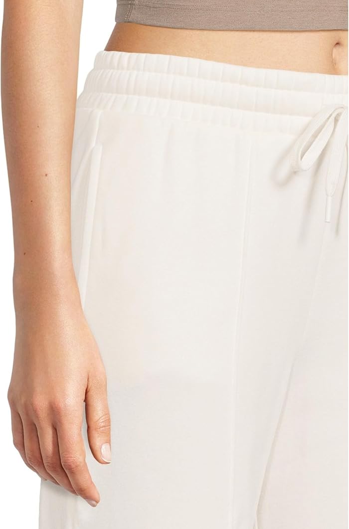 Женские брюки Beyond Yoga Luxefleece Pintuck Wide Leg, цвет: Белый — фото 5
