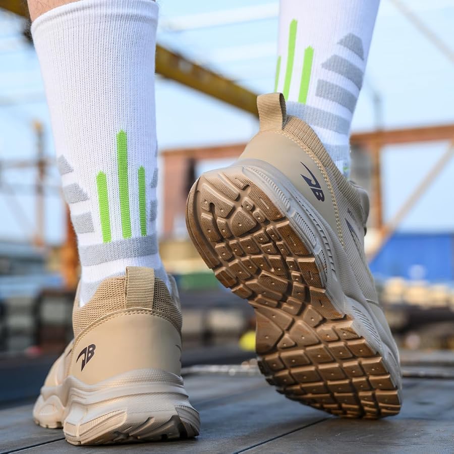 Zedazoom Chaussures De Sécurité Homme Femme – Bout Acier Imperméables Antidérapantes Anti-Perforation Kevlar Confort Travail Sport Tendance
