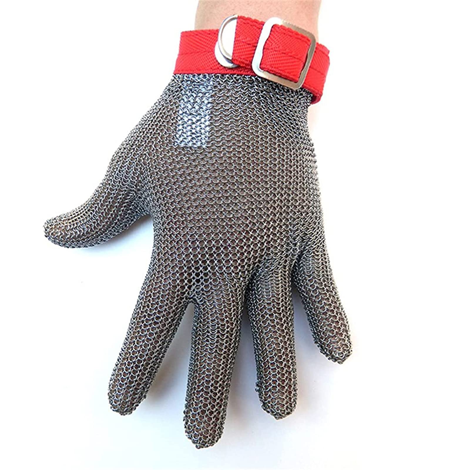 WXYZ Guantes Anticortes Guantes de acero inoxidable resistente a los acero inoxidable, cocina para el hogar, eliminación de ostras, guantes de trabajo de seguridad, protección de 9 niveles, resistente