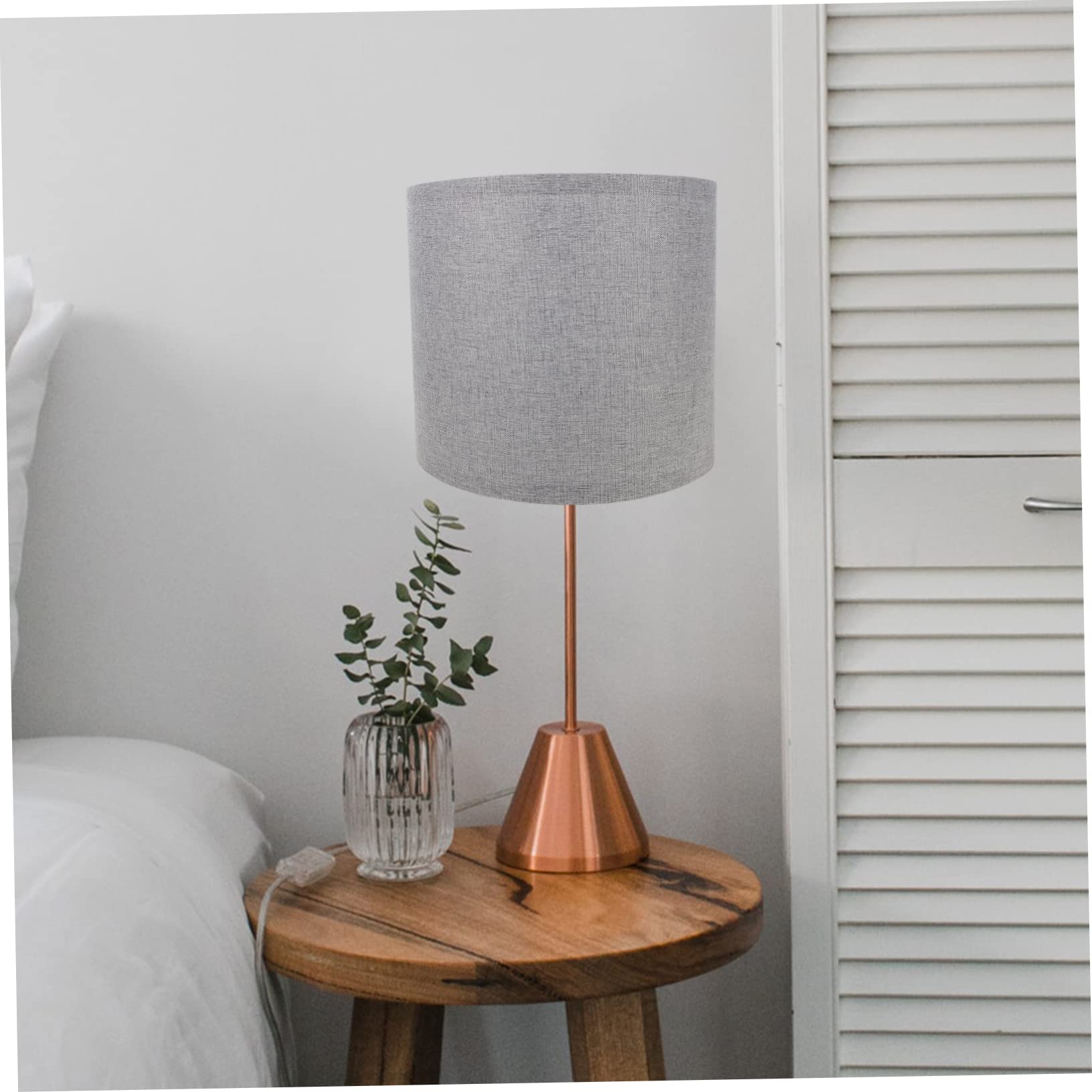 Uonlytech 2 Paralumi in Lino per Lampade da Tavolo e Terra, Luce Morbida, Design Smontabile, per Casa e Hotel