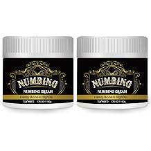 2 Bottles Numbing Cream Deep Numbing Cream with Arnica and Emu Oil 50ml x Pack of 2