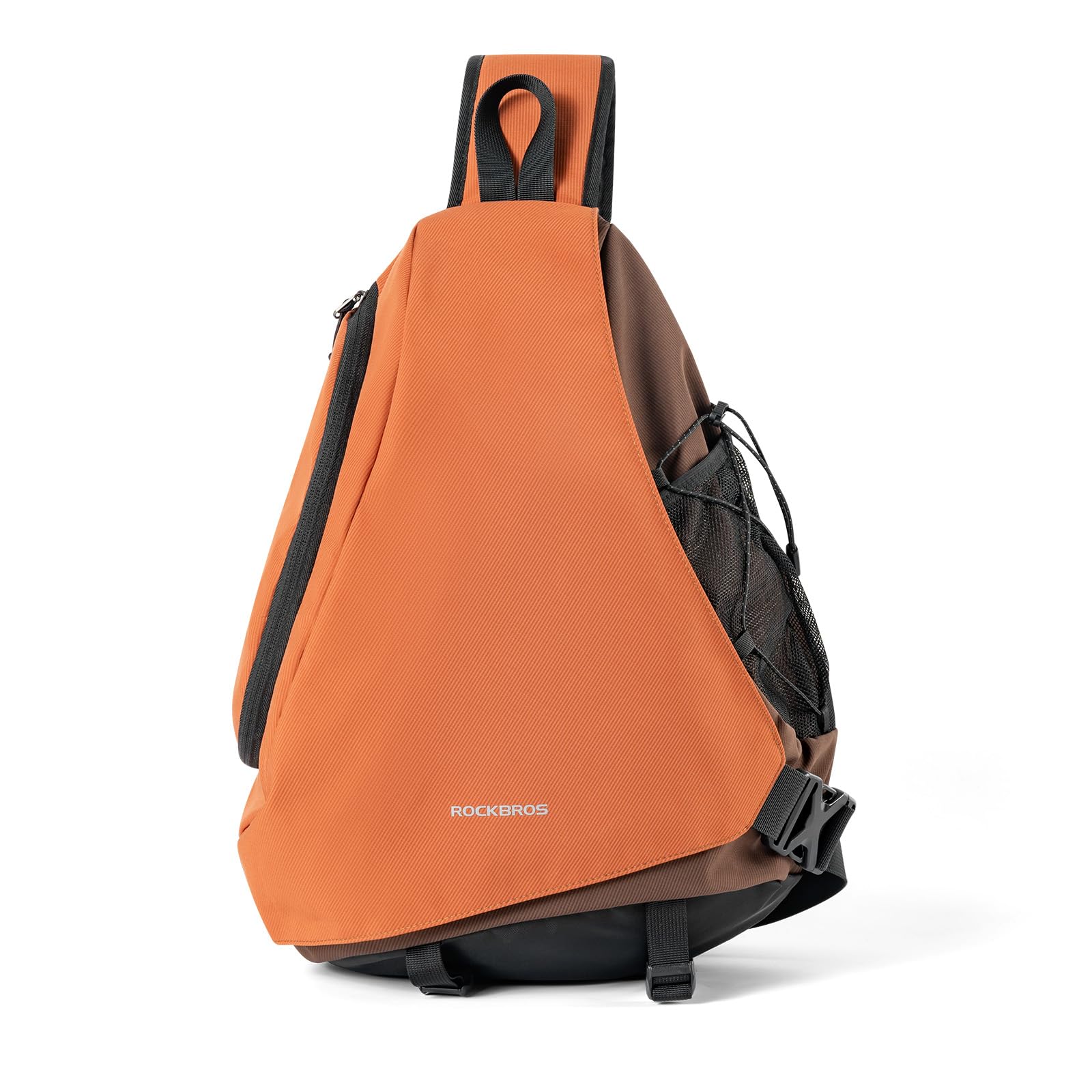 ROCKBROS Plecak Sling Duży, Plecak Sling z Zapięciem Magnetycznym, Torba Krzyżowa z Wieloma Przegrodami na Outdoor, Rower, Podróże, Wędrówki, Mężczyźni i Kobiety