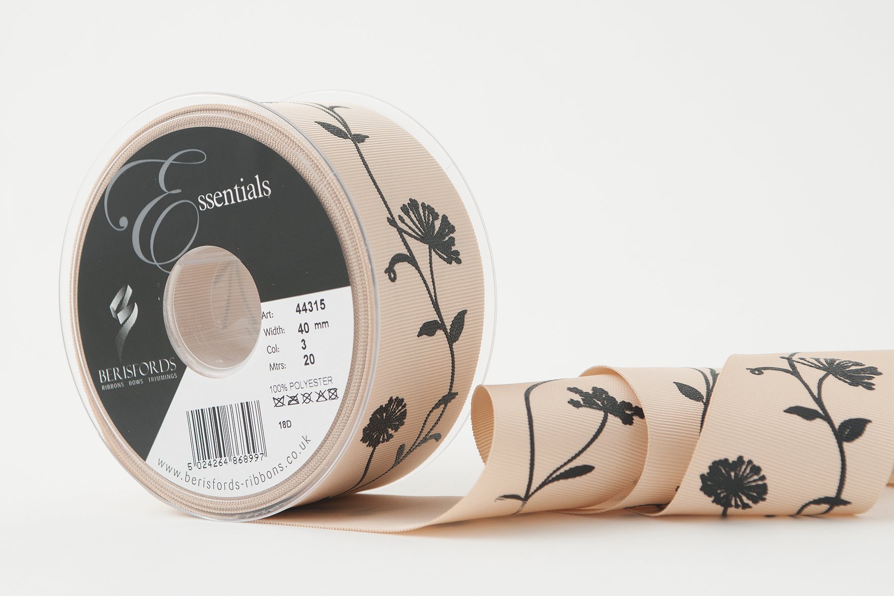 Berisfords Natural Bramble Ribbon