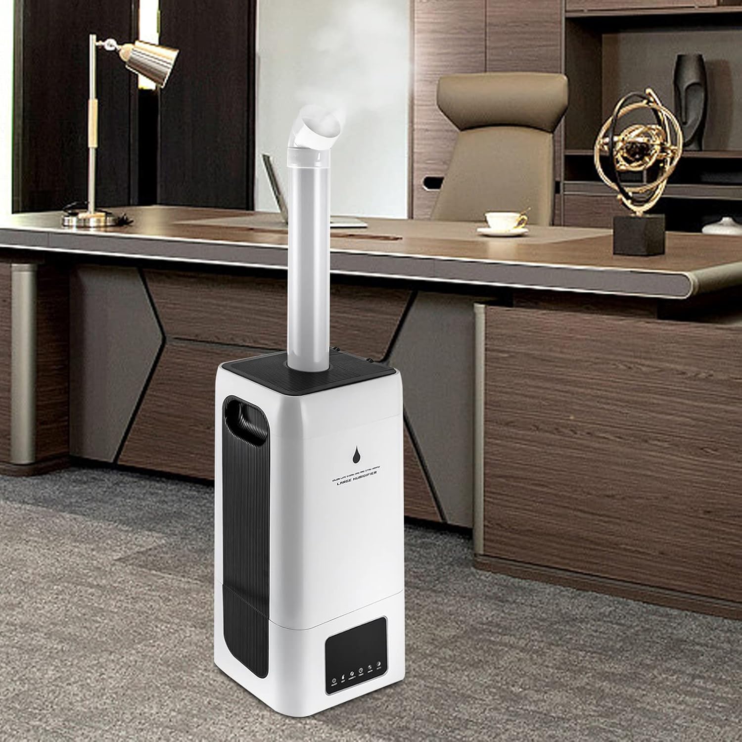 Industrial Commercial Large Room Cool Mist Humidifier 6.2 Gallon 2000ml/h - Top Fill Ultrasonic Whole House Humidifier for Home Office Factory Commercial use