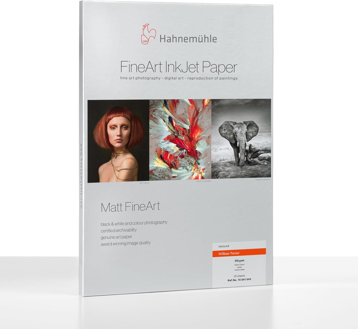 William Turner 310gsm Textured Photo Paper Matte A4 25 fls