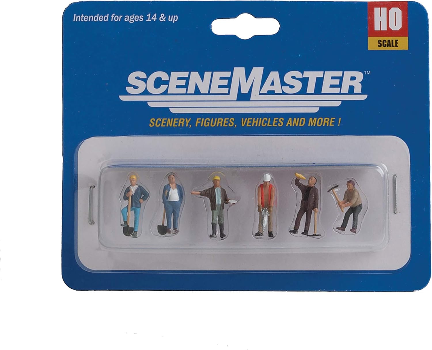 Walthers SceneMaster Construction Workers (6 per Train)