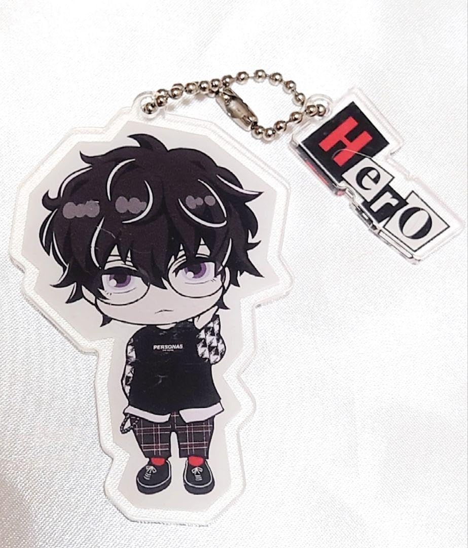 ペルソナ5 主人公 R4Gコラボ アクキー ペルソナ5 主人公 雨宮蓮 R4G アクキー ジョーカー アクリルつま