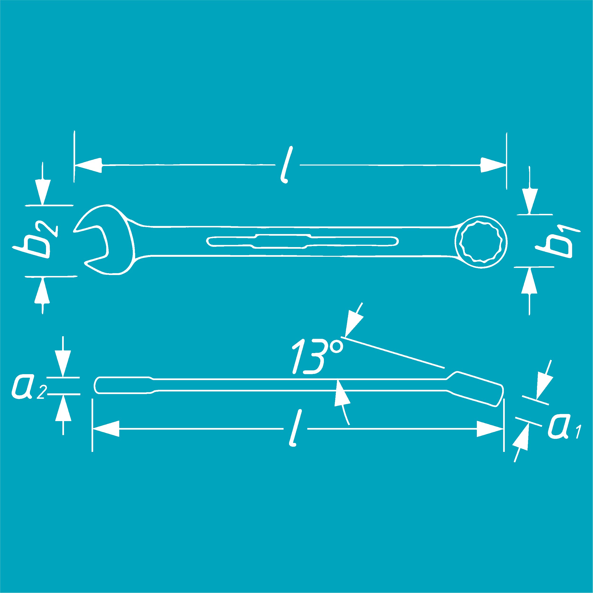 Hazet 606-13 Chiave Combinata con Cricchetto, Argento, Apertura Chiave 13, Lunghezza 193.2 mm